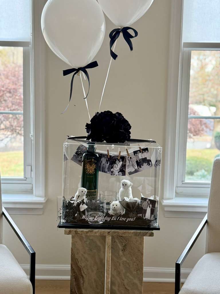 Luxury clear box gift presentation
